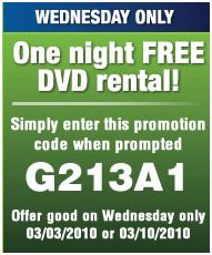 bbuster wed 3-10 bbuster wed 3 10 Blockbuster Express Code 3 10 Only