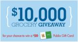 10K campbells sweeps Another Publix/Cambells Sweepstakes   Win $50 Publix Gift Card