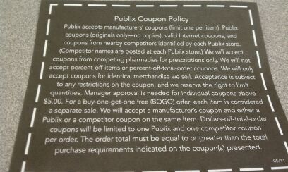 publix coupon policy Publix Coupon Policy