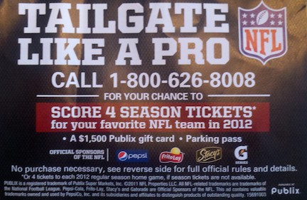 tailgate sweeps New Publix Sweepstakes   Tailgate Like A Pro