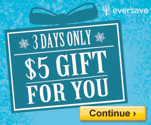 image001 $5 Eversave Credit Plus Enter To Win A $25 Amazon Gift Card 