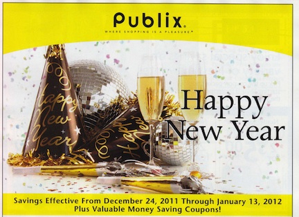 yellow new year Publix Yellow Advantage Buy Happy New Year Super Deals 12/24 to 1/13