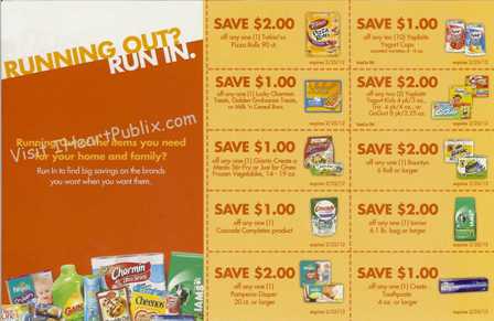 RunningOutRunIn2012 s Win Running Out? Running In. Coupon Booklets