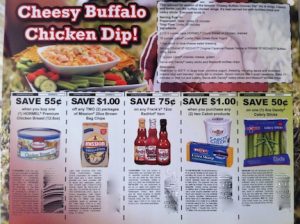 buffalo dip 300x224 More Coupons   Cheesy Buffalo Chicken Dip Coupon Flyer