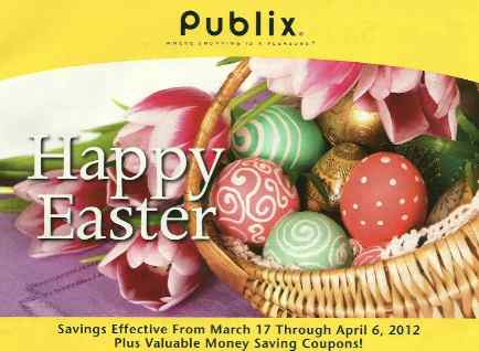 Happy Easter Publix Yellow Advantage Buy Flyer Happy Easter Super Deals 3 17 