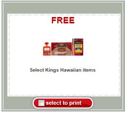 free kings hawaiian coupon Target Printable Coupon   Lunch At A Discount