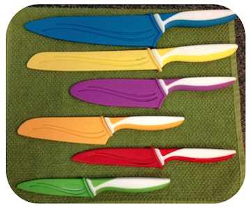 Good Cook Nonstick Cutlery Review & Giveaway knives covered Good Cook Nonstick Cutlery Review & Giveaway