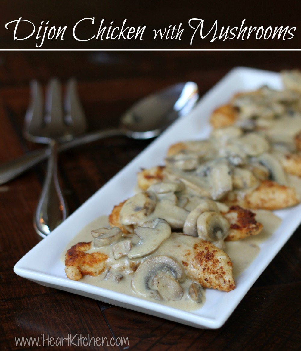 Dijon Chicken With Mushrooms