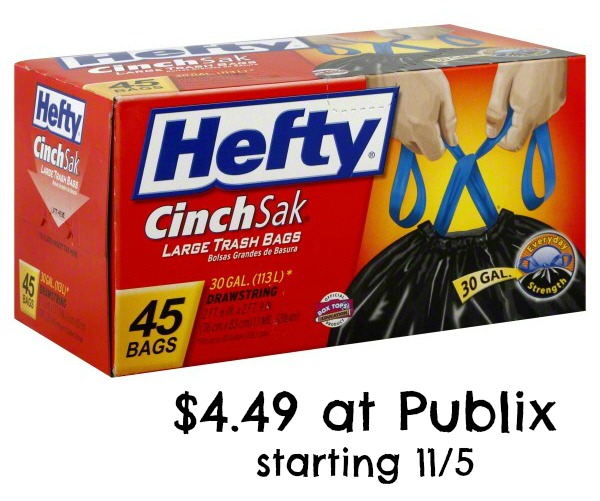 Hefty Trash Bags Just 4.49 At Publix In Ad