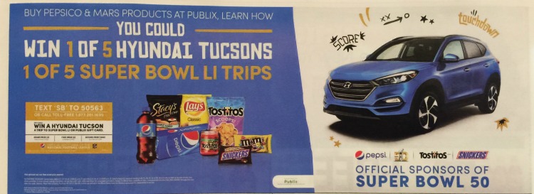 New Publix Sweepstakes Win A Hyundai A Trip To The Super Bowl Or A 