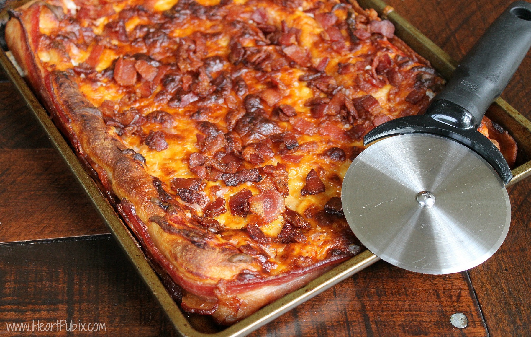 Bacon Wrapped Pizza Made With Jimmy Dean Bacon (+ 4 Readers Win A 25