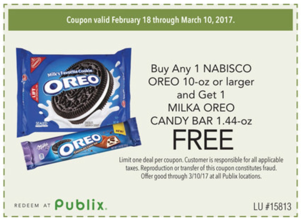 Fantastic Deal On The NEW Milka OREO Chocolate Candy Bars At Publix - Get Your Coupons!