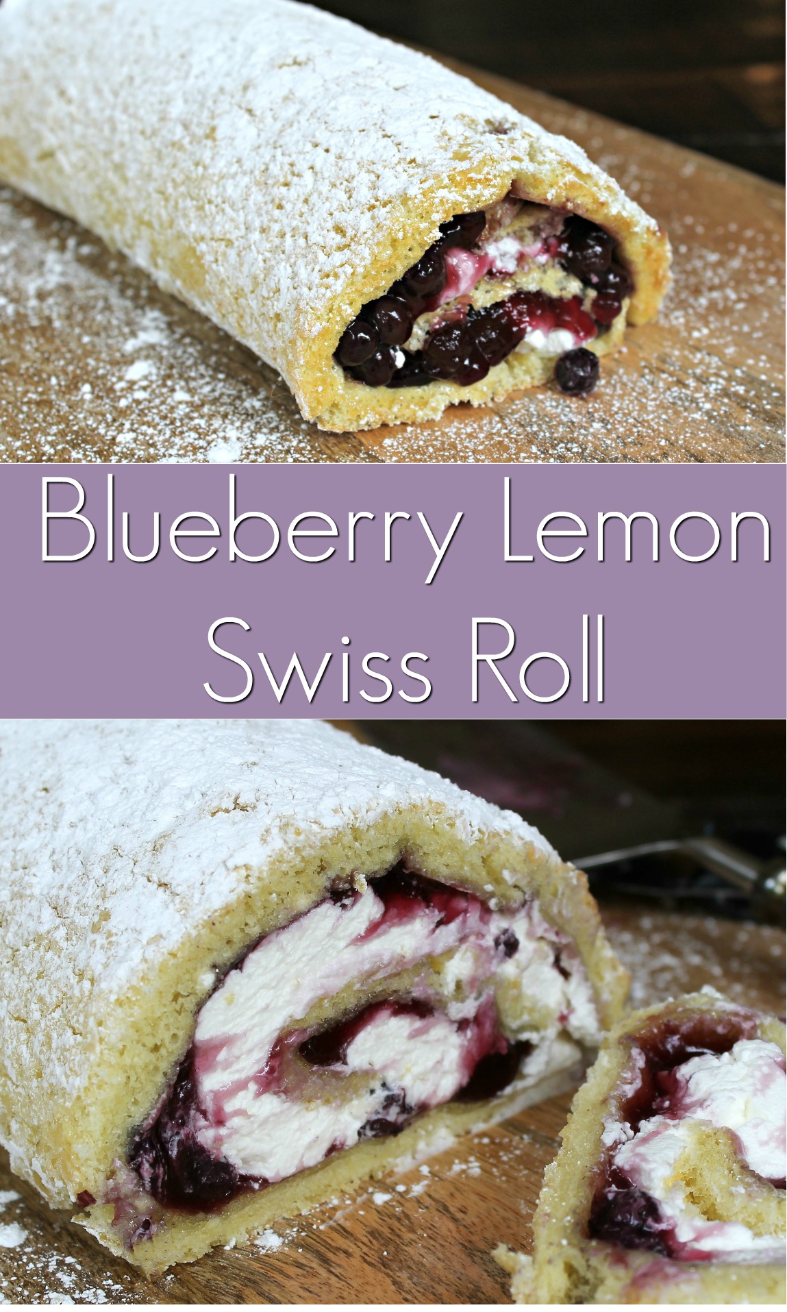 Blueberry Lemon Swiss Roll Tasty Dessert Made Easy With Comstock