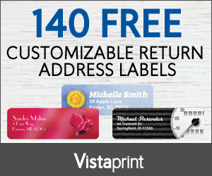 vistaprint return labels
