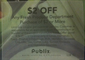 publix coupon