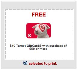 target coupon