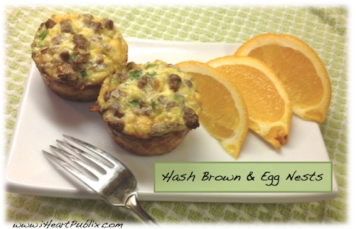 Publix Super Meals: Hash Brown Egg Nests
