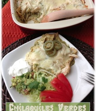 Chilaquiles Verdes With Chicken