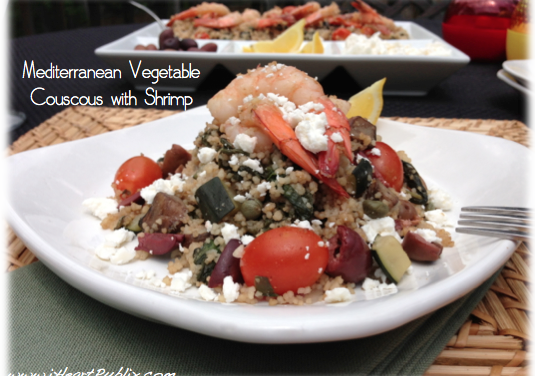 Publix Super Meals – Mediterranean Vegetable Couscous with Shrimp + Win A Set Of Produce Keepers!