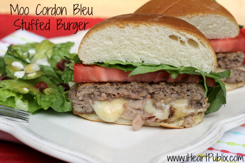 Publix Super Meals – Moo Cordon Bleu (Cordon Bleu Stuffed Burgers)