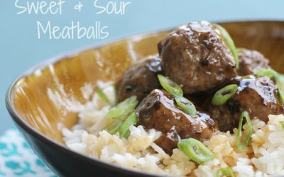 Sweet & Sour Meatballs – Publix Menu Plan Meal