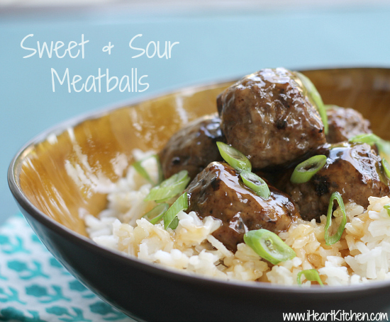 Sweet & Sour Meatballs – Publix Menu Plan Meal