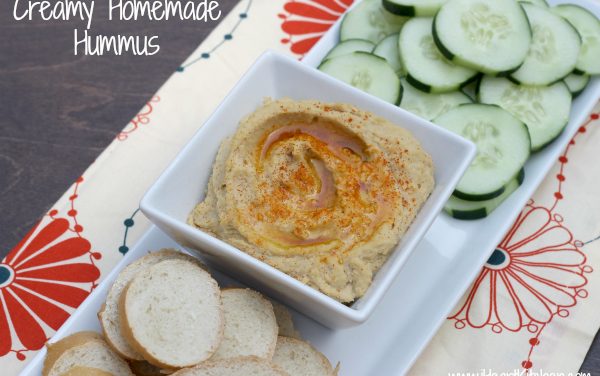 Publix Sale Reminder + My Creamy Homemade Hummus Recipe