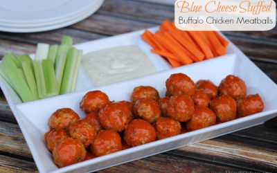 Blue Cheese Stuffed Buffalo Chicken Meatballs – Publix Menu Plan Recipe
