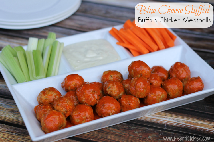 Blue Cheese Stuffed Buffalo Chicken Meatballs – Publix Menu Plan Recipe