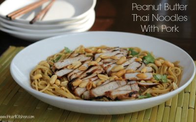 Peanut Butter Thai Noodles With Pork