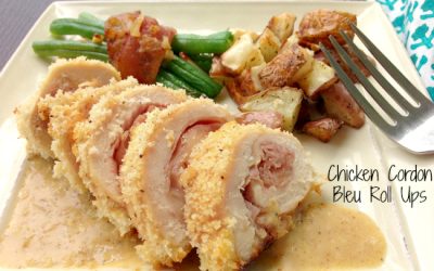 Chicken Cordon Bleu Roll-Ups