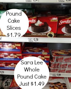 Big Sara Lee Pound Cake Coupon To Pair With Publix Coupon – Whole Poundcake Just $1.49!