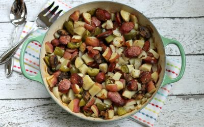 Sausage, Pepper & Onion Bake