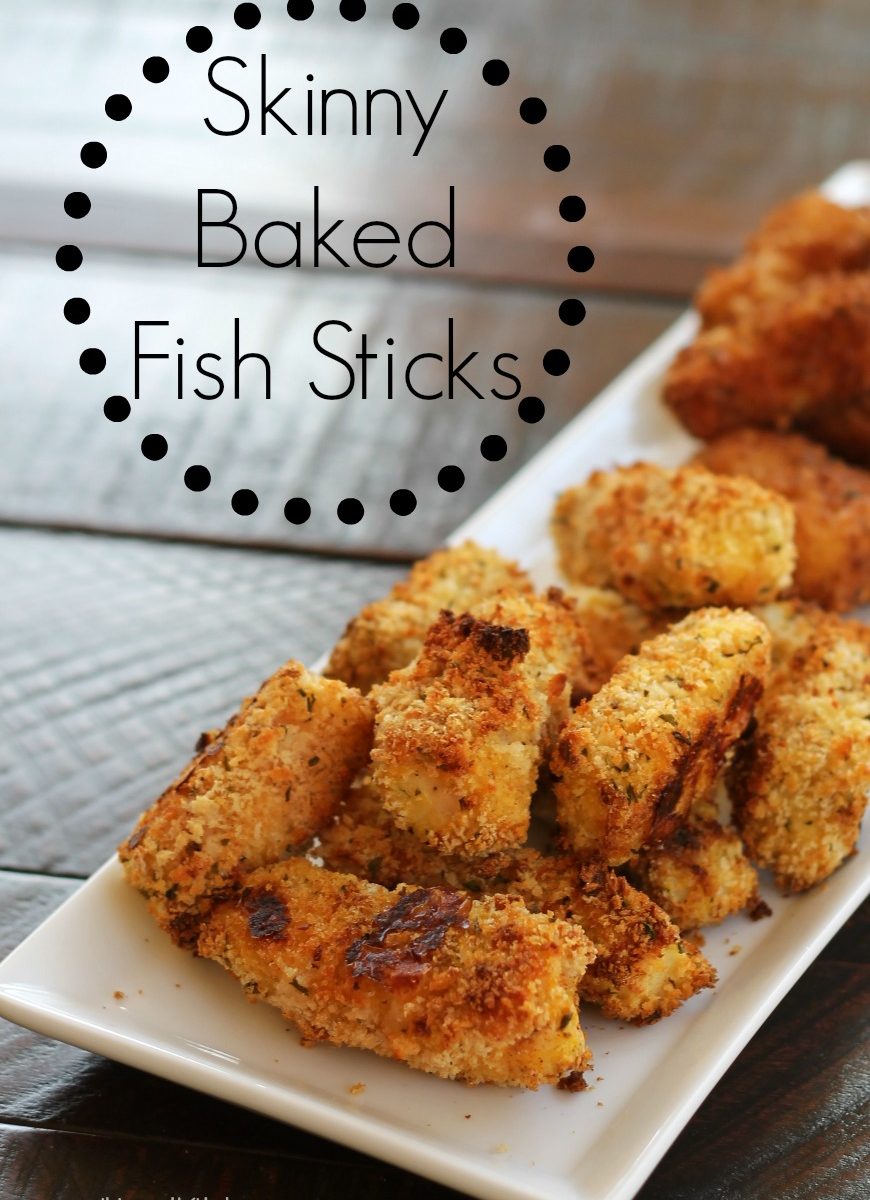 Skinny Baked Fish Sticks (or Crispy Homemade Fish Sticks!)