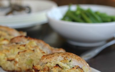 Pork Chops With Apple & Onion Stuffing