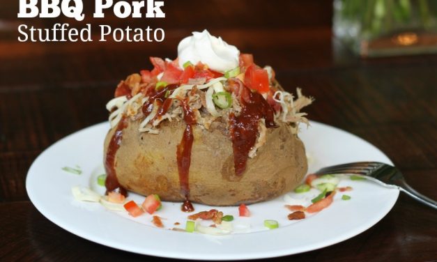 BBQ Pork Stuffed Potatoes