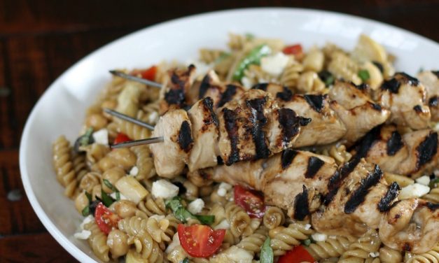 Balsamic Pasta Salad with Grilled Chicken