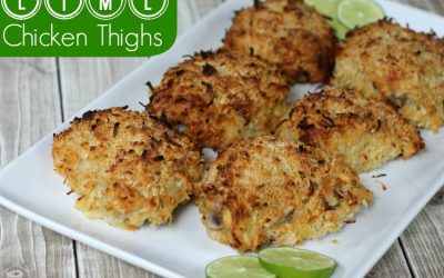 Coconut Crusted Lime Chicken Thighs