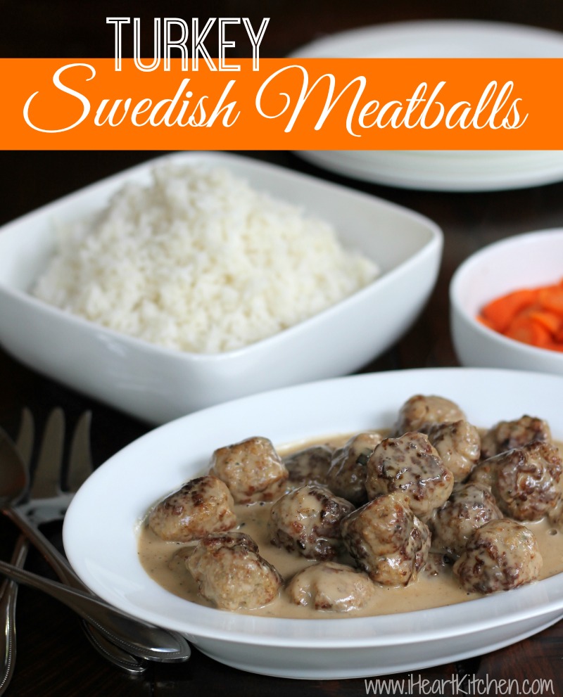 Turkey Swedish Meatballs