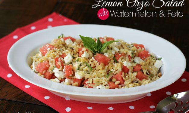 Lemon Orzo Salad with Watermelon & Feta – Publix Menu Plan Recipe