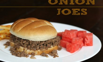 Onion Joes – Publix Menu Recipe