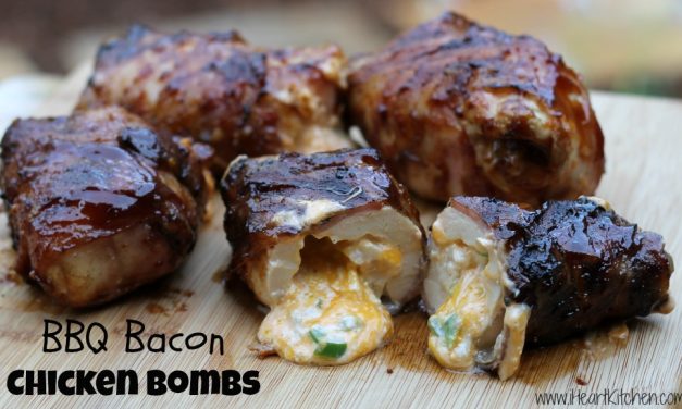 BBQ Bacon Chicken Bombs