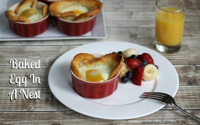 Baked Egg In A Nest Recipe + One Reader Wins A Year’s Worth Of Safest Choice™ Eggs & Prize Pack!