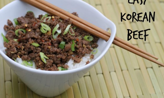 Easy Korean Beef