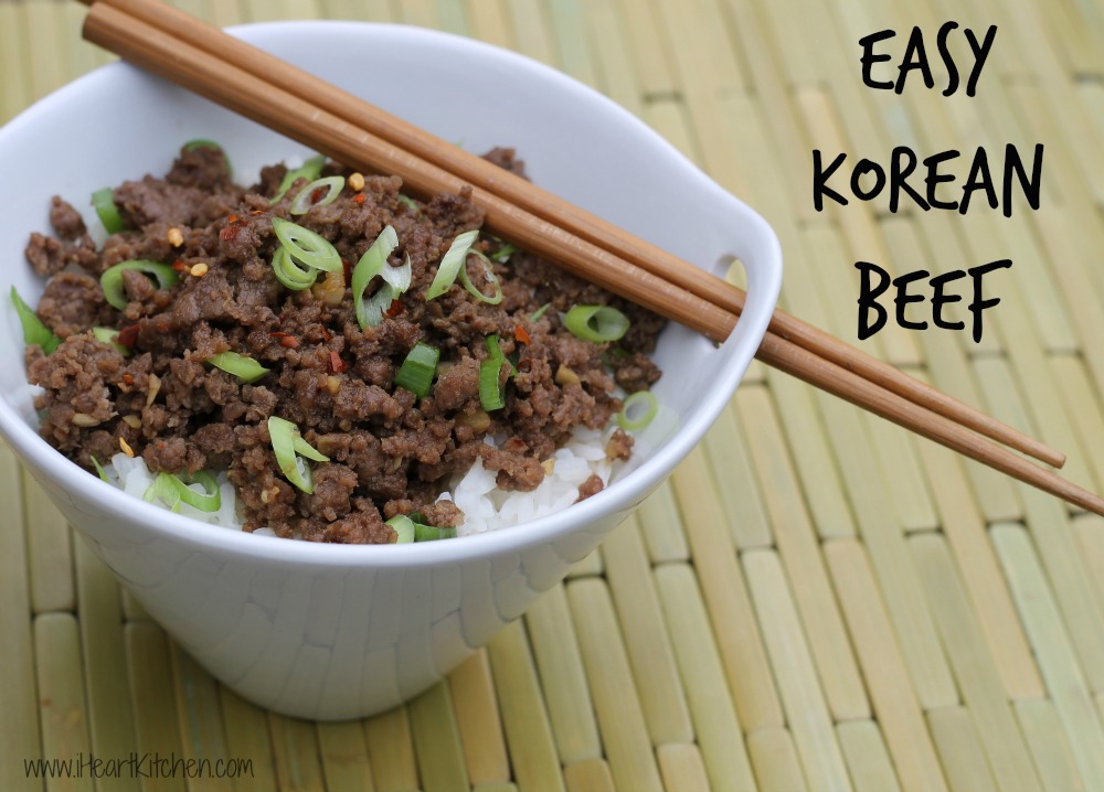 Easy Korean Beef