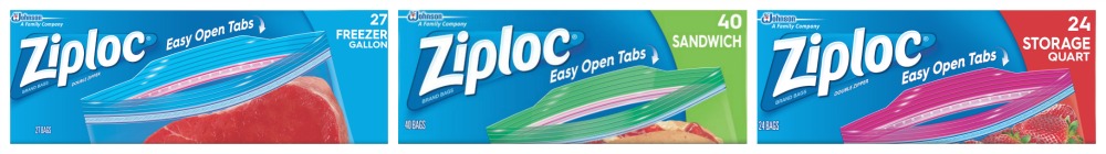 ziploc easy open tabs