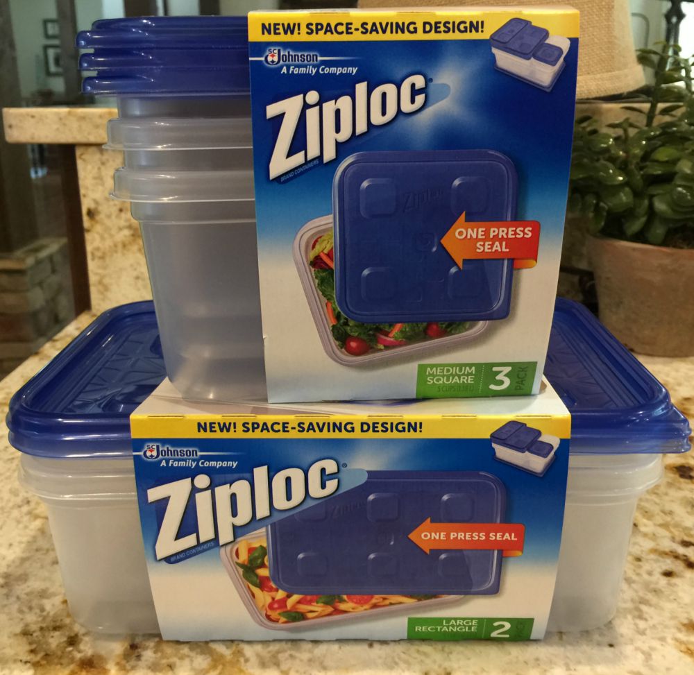 Quick & Easy Organization Ideas With Ziploc® brand containers with One Press Seal Pick Up A