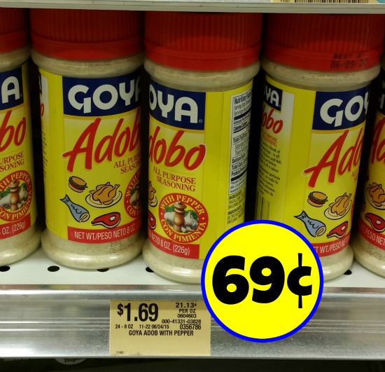 Goya Adobo AllPurpose Seasoning As Low As 69¢ At Publix