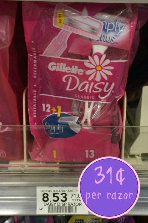 Gillette Razor Deals At Publix - As Low As 31¢ Per Razor!