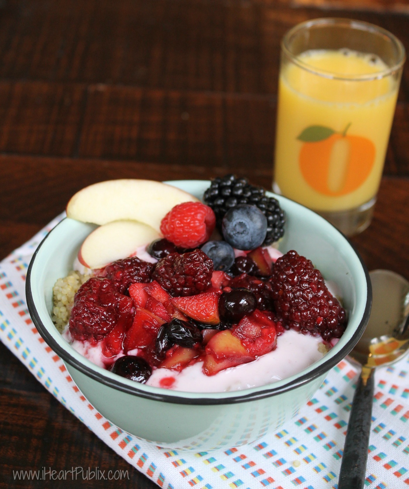 Apple & Berry Quinoa Crisp Bowl
